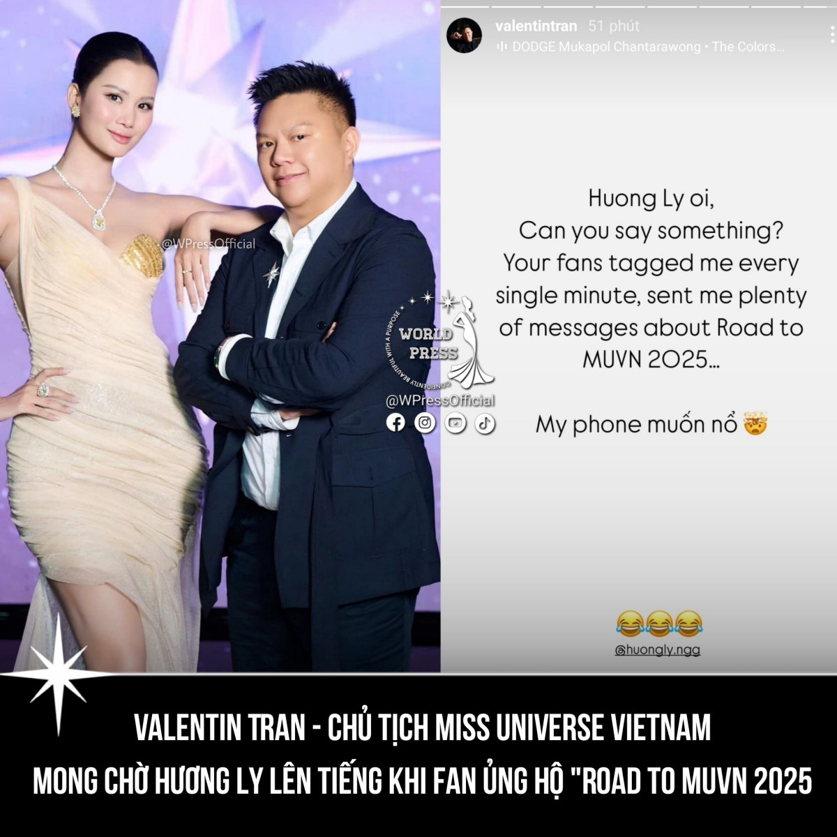 Ảnh: @WPressOfficial Ảnh: @WPressOfficial