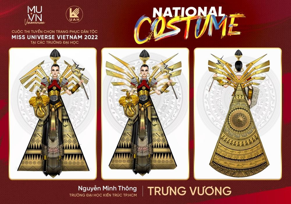 Hình tượng nữ vương Trưng Trắc - Trưng Nhị trong một thiết kế khá hoành tráng. Hình tượng nữ vương Trưng Trắc - Trưng Nhị trong một thiết kế khá hoành tráng.