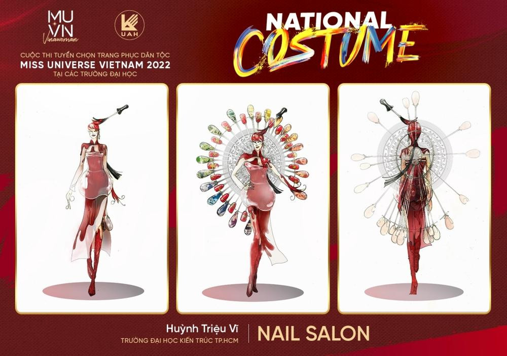Nghề làm nail cũng trở thành cảm hứng cho Trang phục Dân tộc (?!). Nghề làm nail cũng trở thành cảm hứng cho Trang phục Dân tộc (?!).