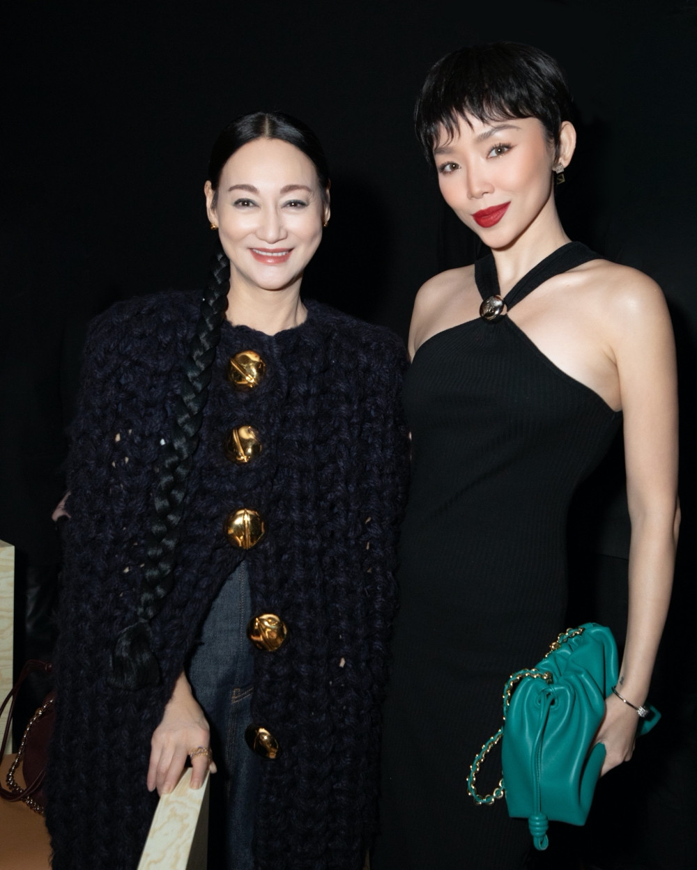 Tóc Tiên và nữ diễn viên Tuệ Ánh Hồng.