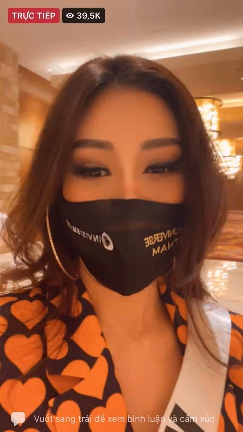 Gần 40.000 người đã theo dõi buổi livestream của Hoa hậu Khánh Vân