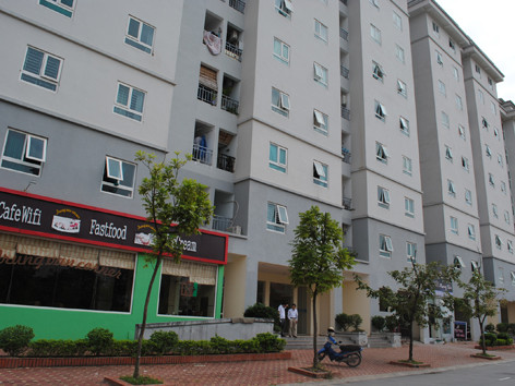 Khu nhà CT4 Trung Văn. ảnh: Tuấn Minh