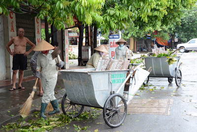Nam Định tan hoang sau bão số 1 ảnh 7