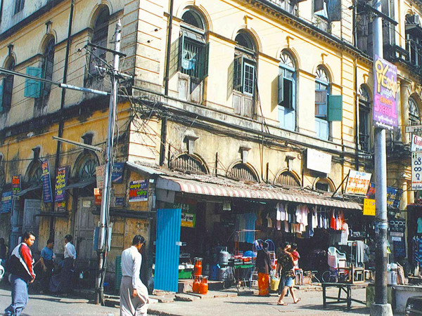 Một góc phố Rangoon