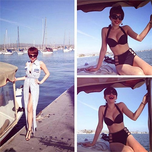 Ấn tượng nhất phải kể đến bộ ảnh bikini 'gây bão' của Tóc Tiên cách đây ít ngày