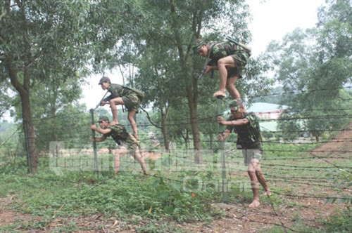  Và vượt qua hàng rào mái nhà 