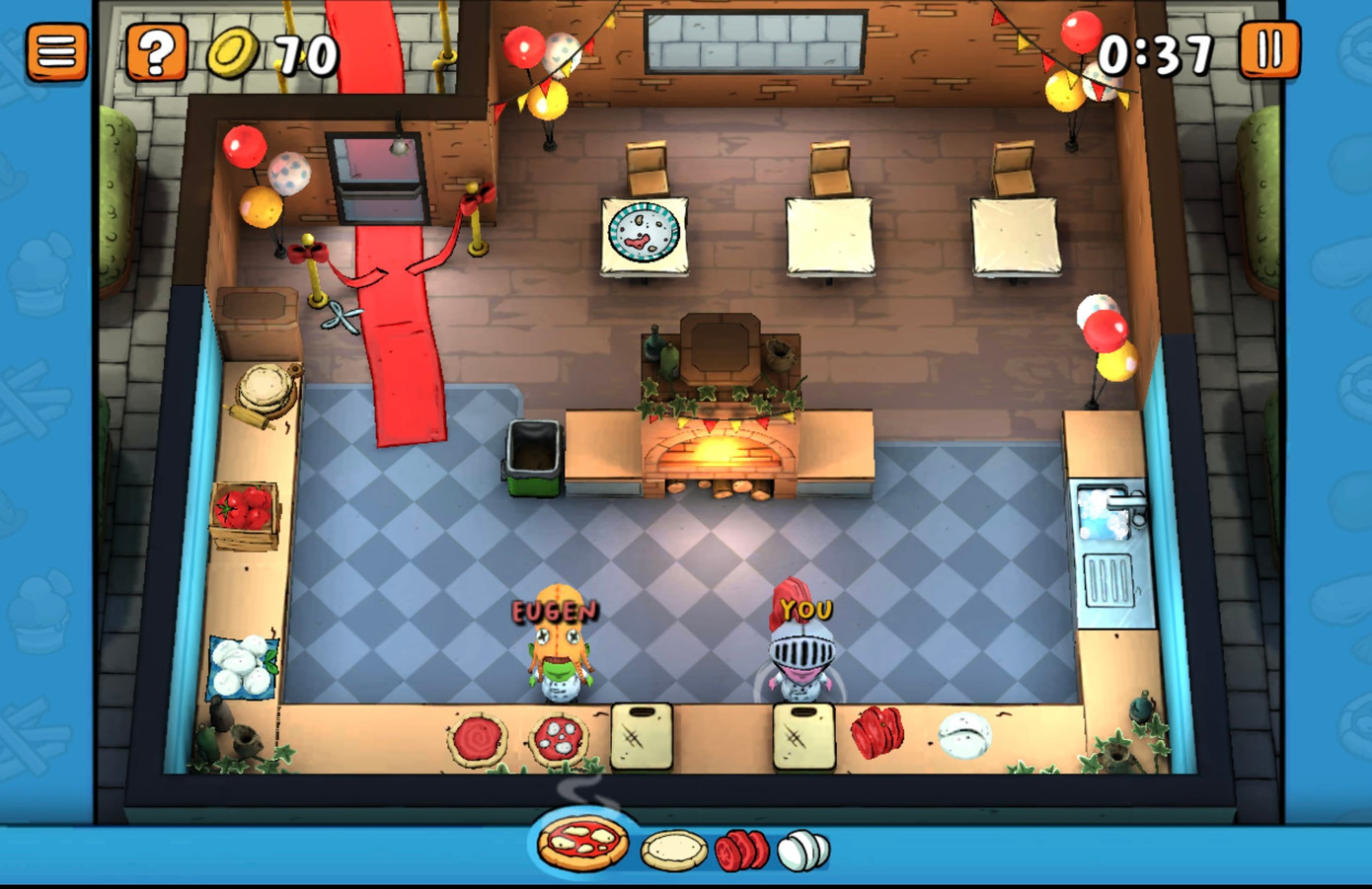 Giao diện chơi của game.