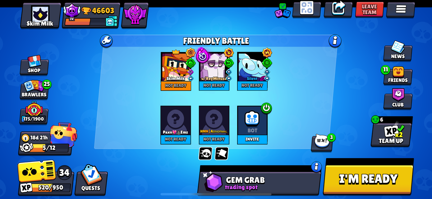 Chế độ chơi cùng bạn bè.