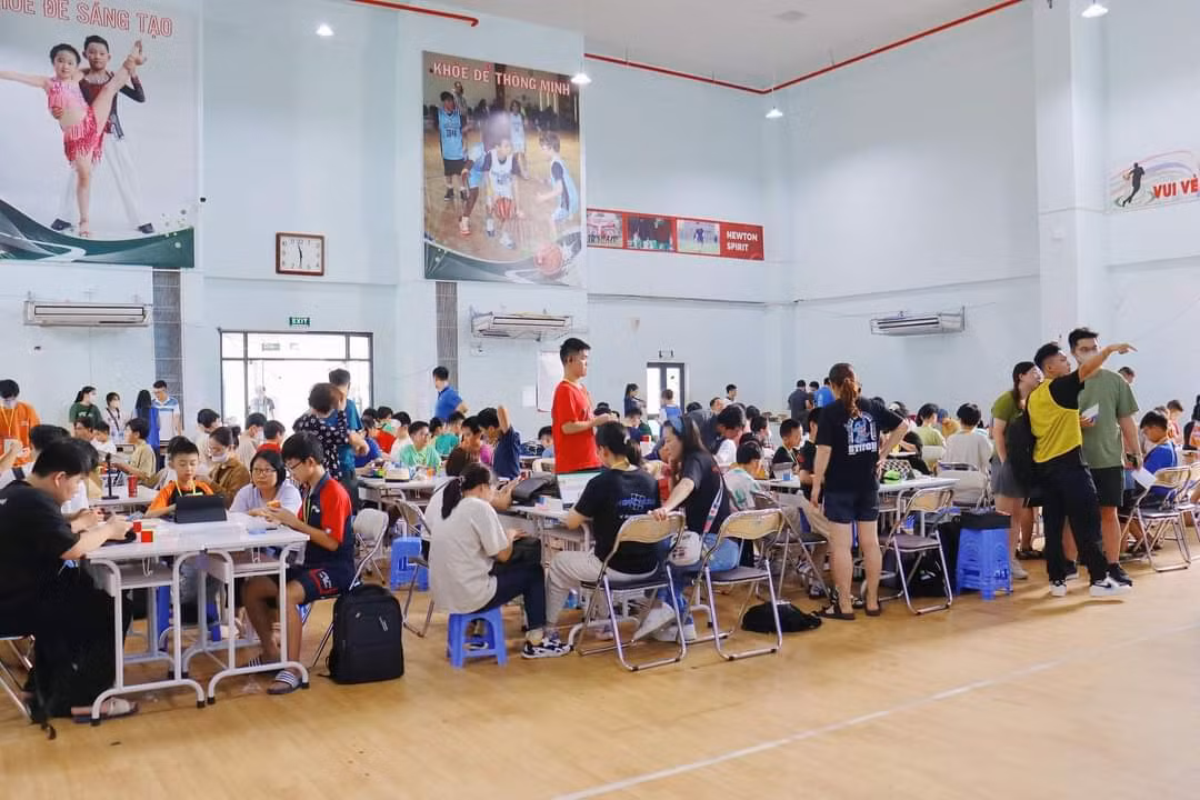 Hình ảnh các bạn đang thi đấu tại Hanoi Summer 2023.