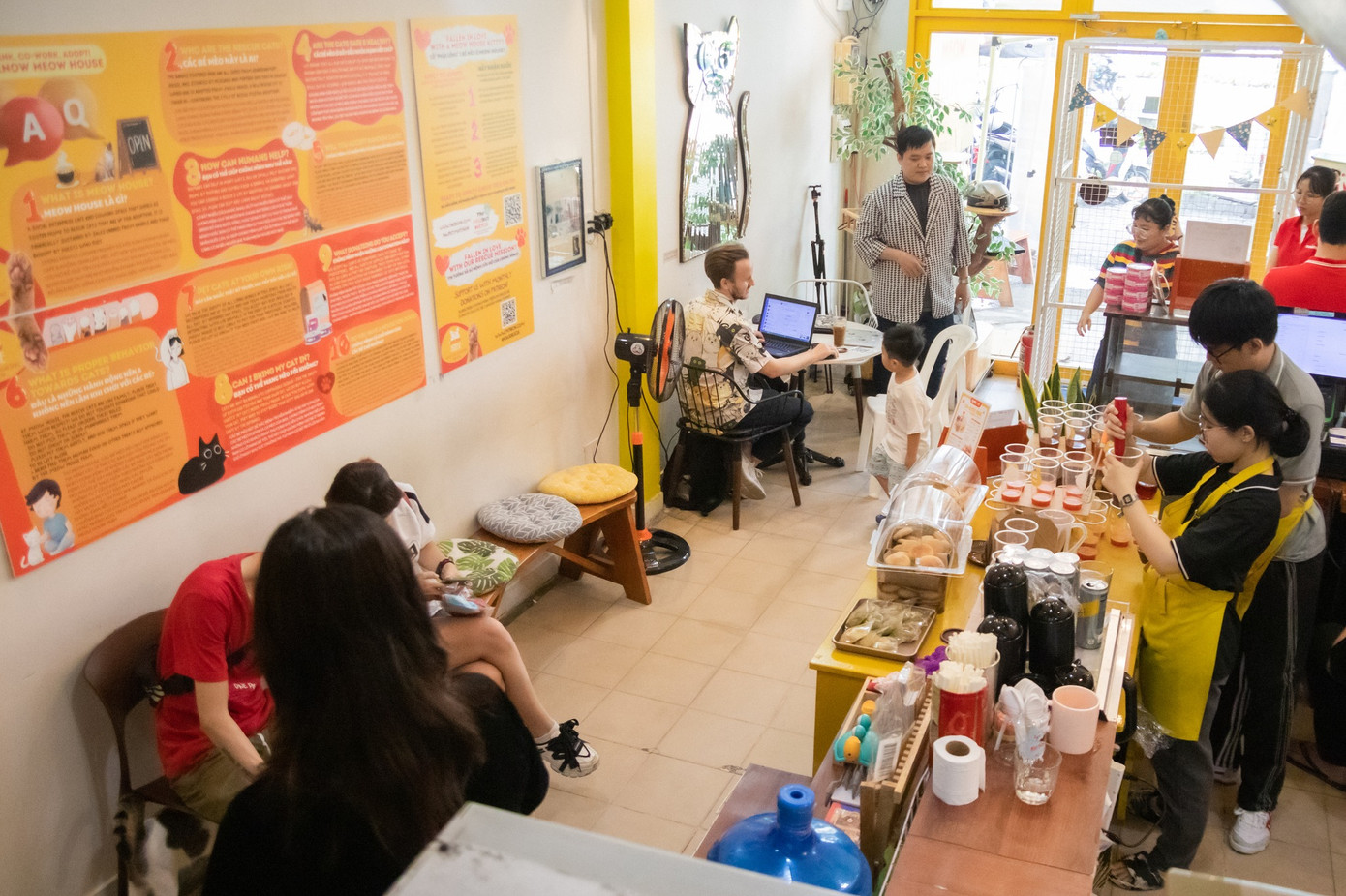 Cá-reer Fair được tổ chức ngay tại quán The Meow House. (Ảnh: The Meow House) Cá-reer Fair được tổ chức ngay tại quán The Meow House. (Ảnh: The Meow House)