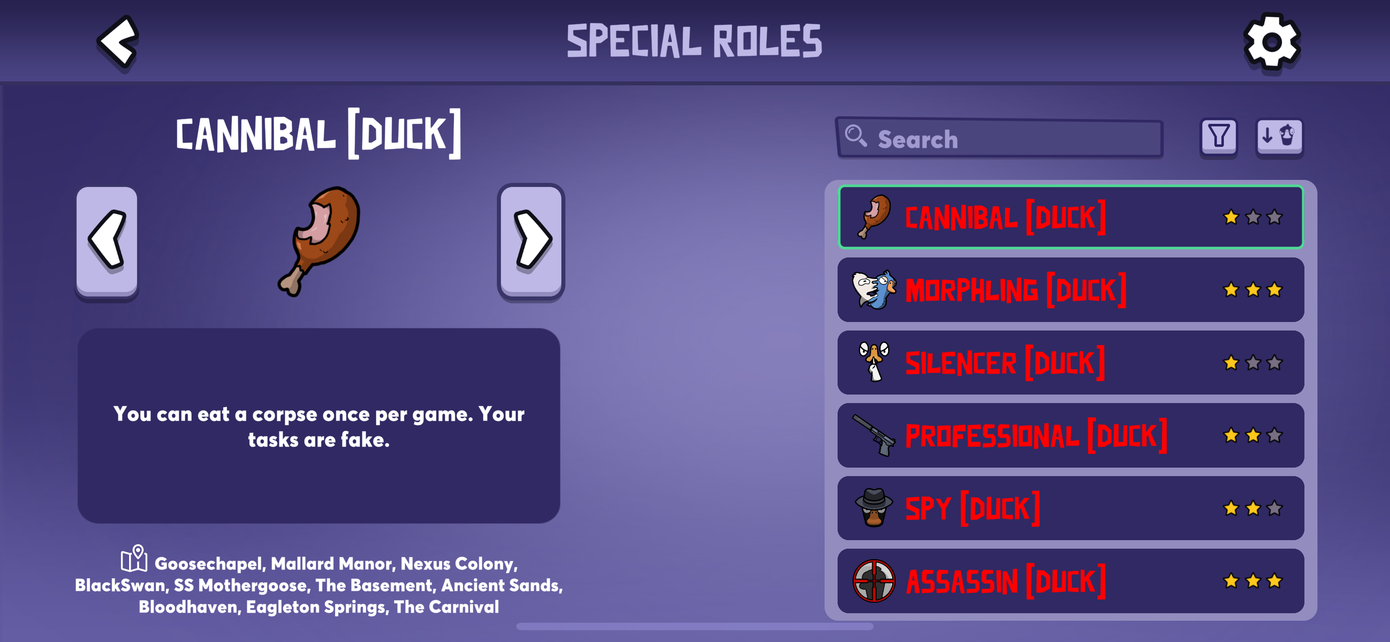 Các nhân vật phe thứ 3.