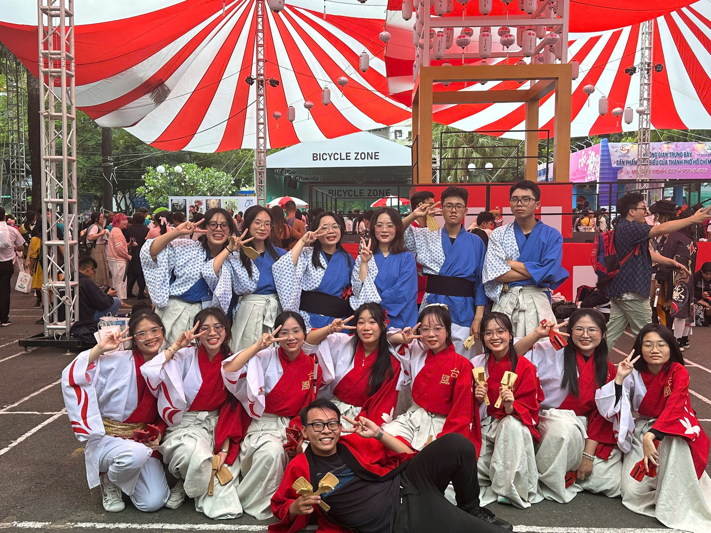 Lễ hội Việt - Nhật năm ngoái thu hút rất nhiều teen tham gia. Ảnh: Japan Vietnam Festival