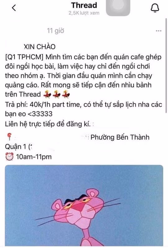 Những thông tin như trên đang xuất hiện trên Threads, tạo ra sự tò mò cho giới trẻ.