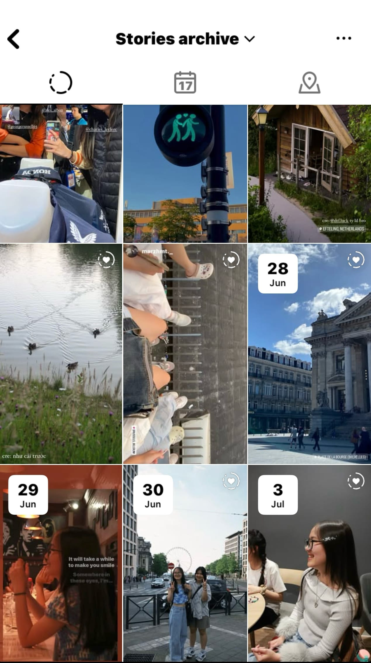 Story không hề biến mất, chúng chỉ được chuyển vào phần lưu trữ.