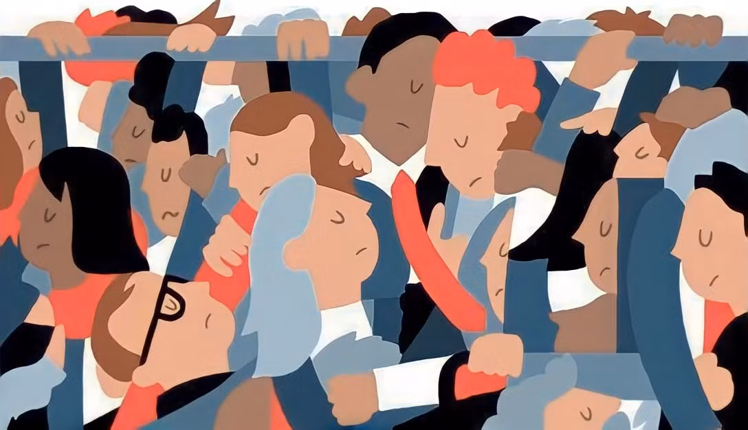 Số lượng người và xe quá tải trong một không gian hẹp ẩn tàng nhiều rủi ro. Nguồn: James Gibbs - Illustrator.