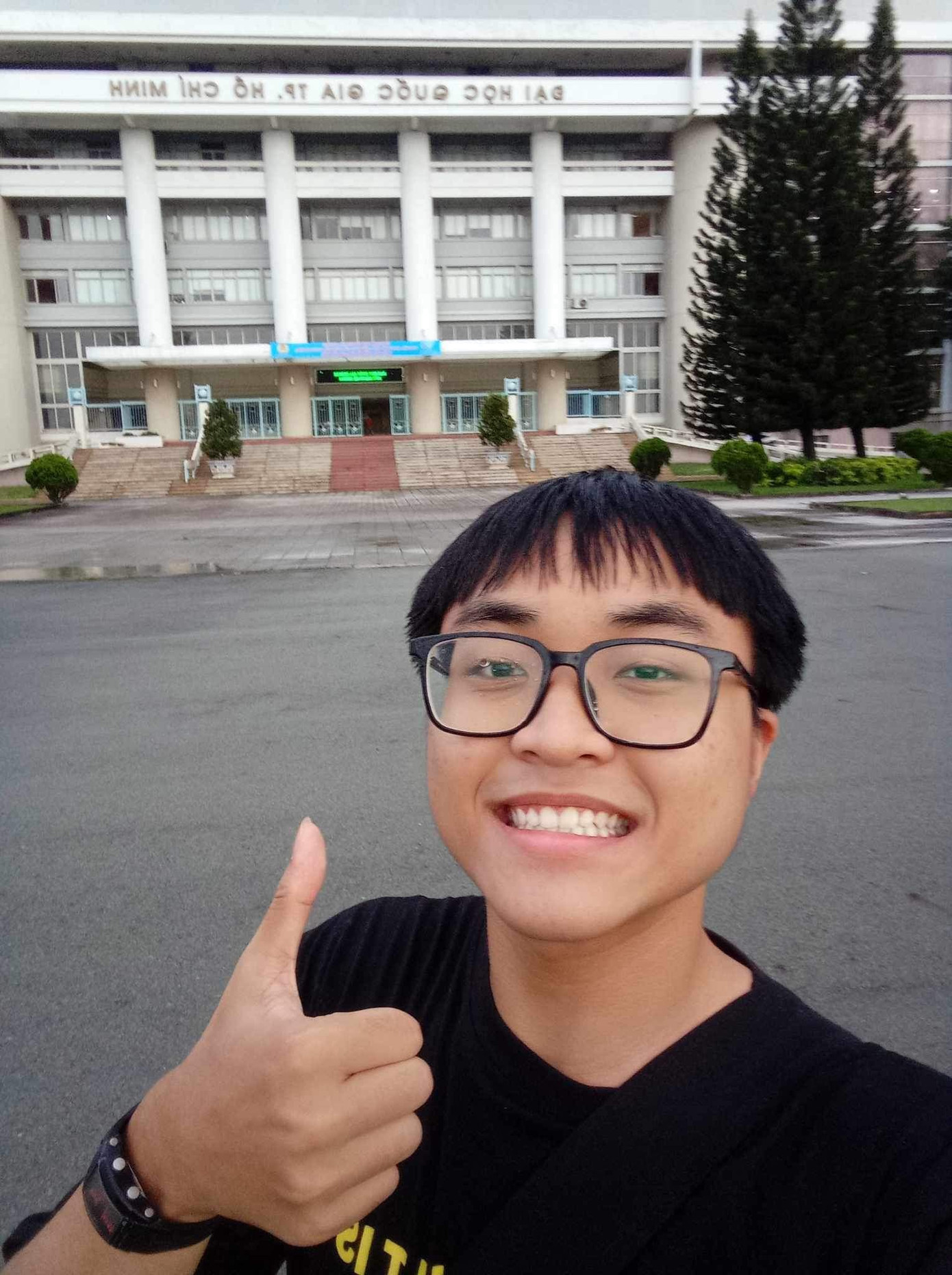 Nguyễn Minh Thông (sinh viên năm nhất, ĐH Công nghệ thông tin). Ảnh: NVCC Nguyễn Minh Thông (sinh viên năm nhất, ĐH Công nghệ thông tin). Ảnh: NVCC