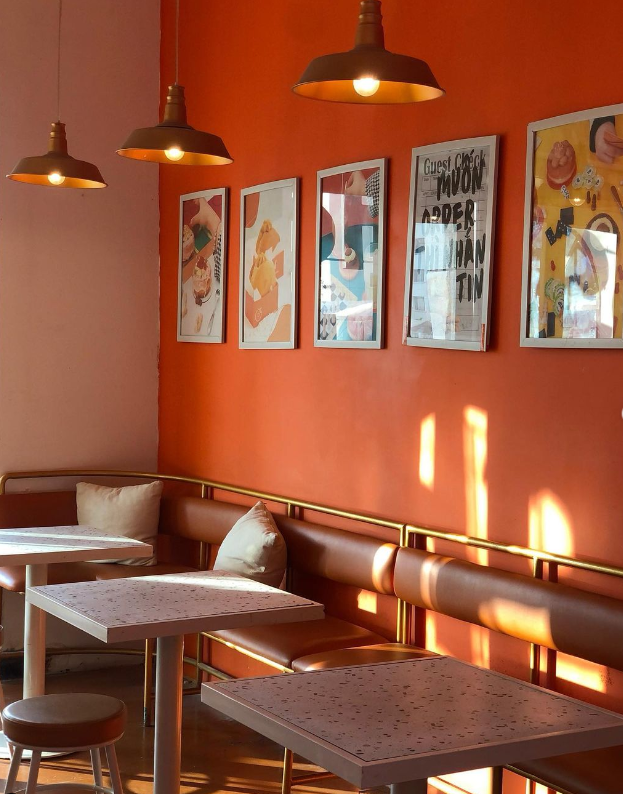 Không gian mang tone màu nóng, lại trùng với màu quả bí ngô. Nguồn: @great_in_world23. Không gian mang tone màu nóng, lại trùng với màu quả bí ngô. Nguồn: @great_in_world23.