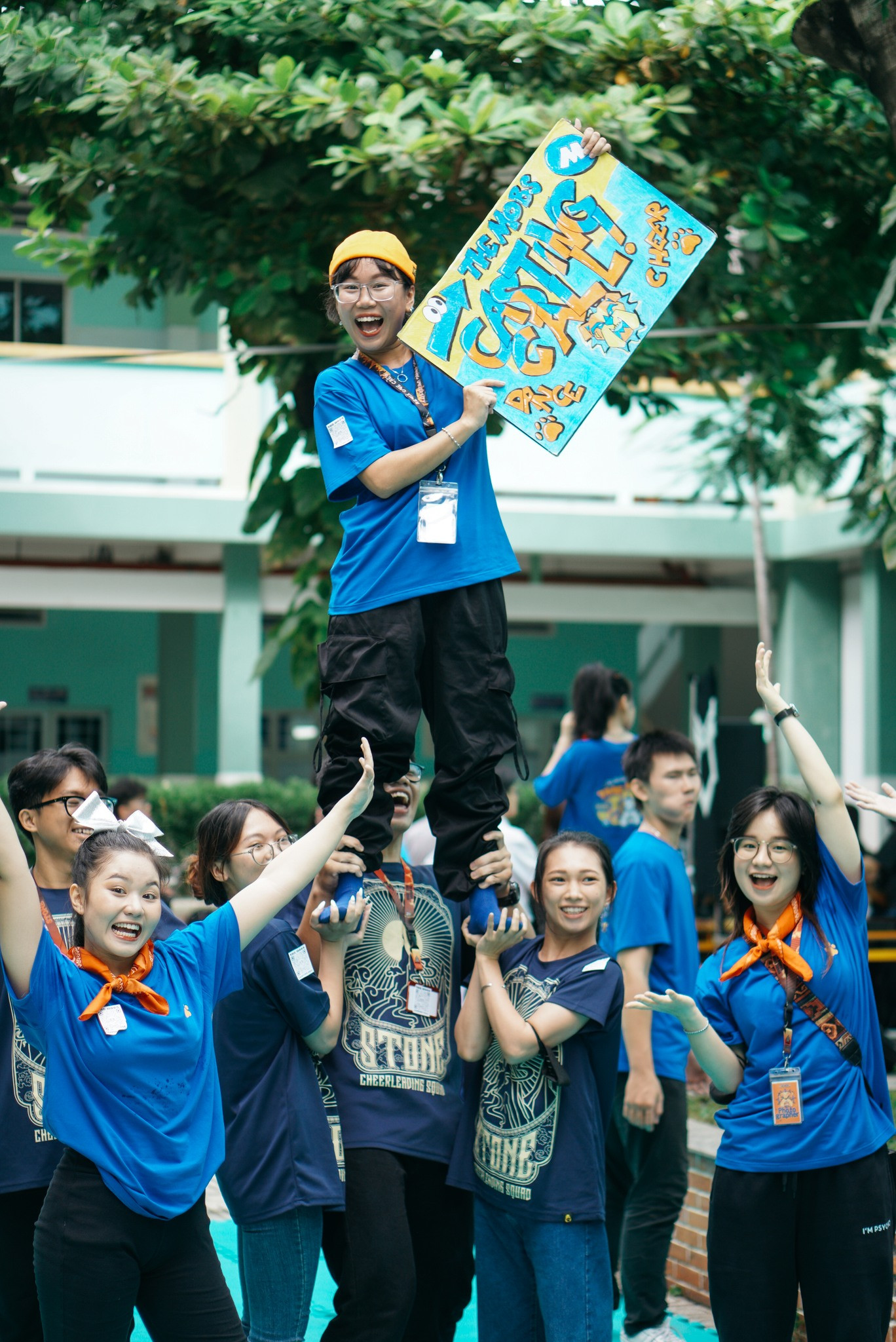 Màn flexing từ câu lạc bộ nhảy The Mobs của trường THPT Tân Bình. Ảnh: CLB The Mobs