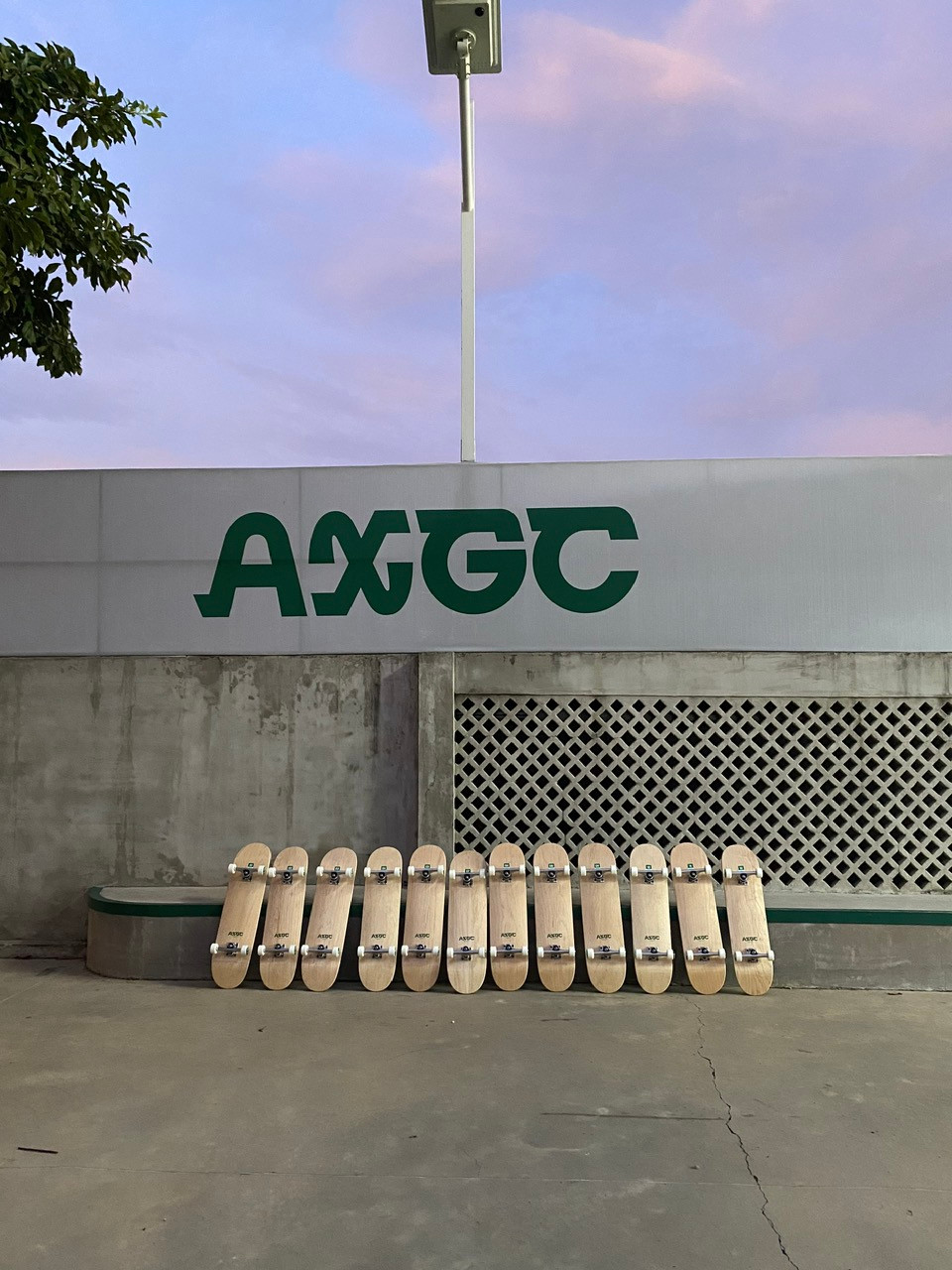 Ván trượt do Ananas thiết kế.