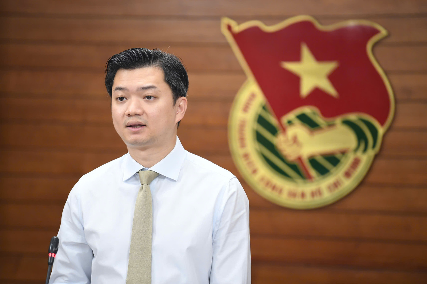 Anh Nguyễn Minh Triết - Bí thư T.Ư Đoàn, Chủ tịch T.Ư Hội SVVN phát biểu chỉ đạo Đại hội. Ảnh: Dương Triều Anh Nguyễn Minh Triết - Bí thư T.Ư Đoàn, Chủ tịch T.Ư Hội SVVN phát biểu chỉ đạo Đại hội. Ảnh: Dương Triều