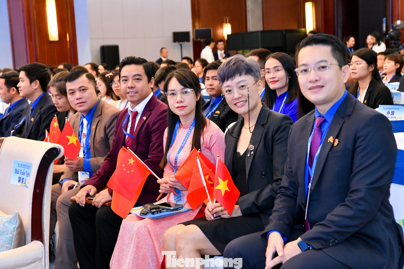 Thanh niên Việt Nam - Trung Quốc tại lễ khai mạc Gặp gỡ hữu nghị Thanh niên Việt Nam - Trung Quốc lần thứ 23, năm 2024.