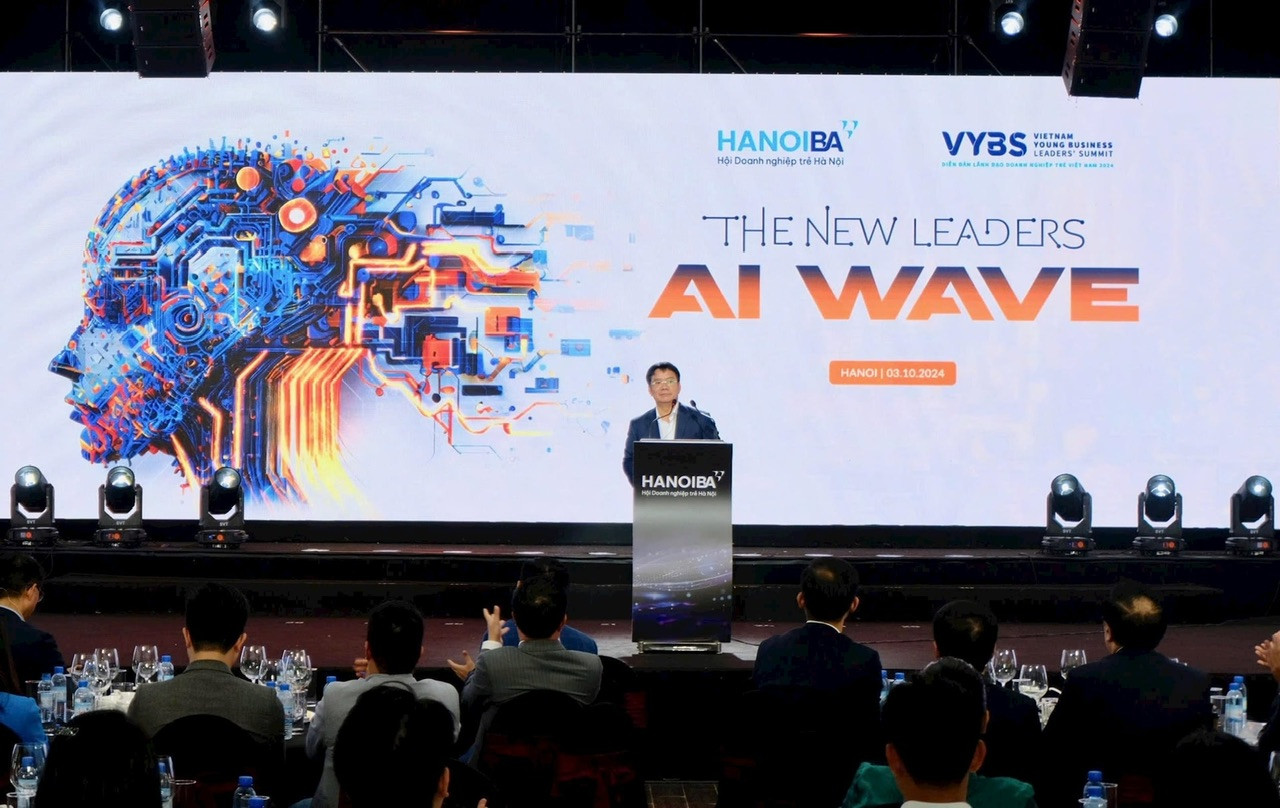 Diễn đàn Lãnh đạo Doanh nghiệp trẻ Việt Nam (VYBS) với chủ đề AI WAVE, với sự tham gia của nhiều tên tuổi lớn trong làng công nghệ Diễn đàn Lãnh đạo Doanh nghiệp trẻ Việt Nam (VYBS) với chủ đề AI WAVE, với sự tham gia của nhiều tên tuổi lớn trong làng công nghệ