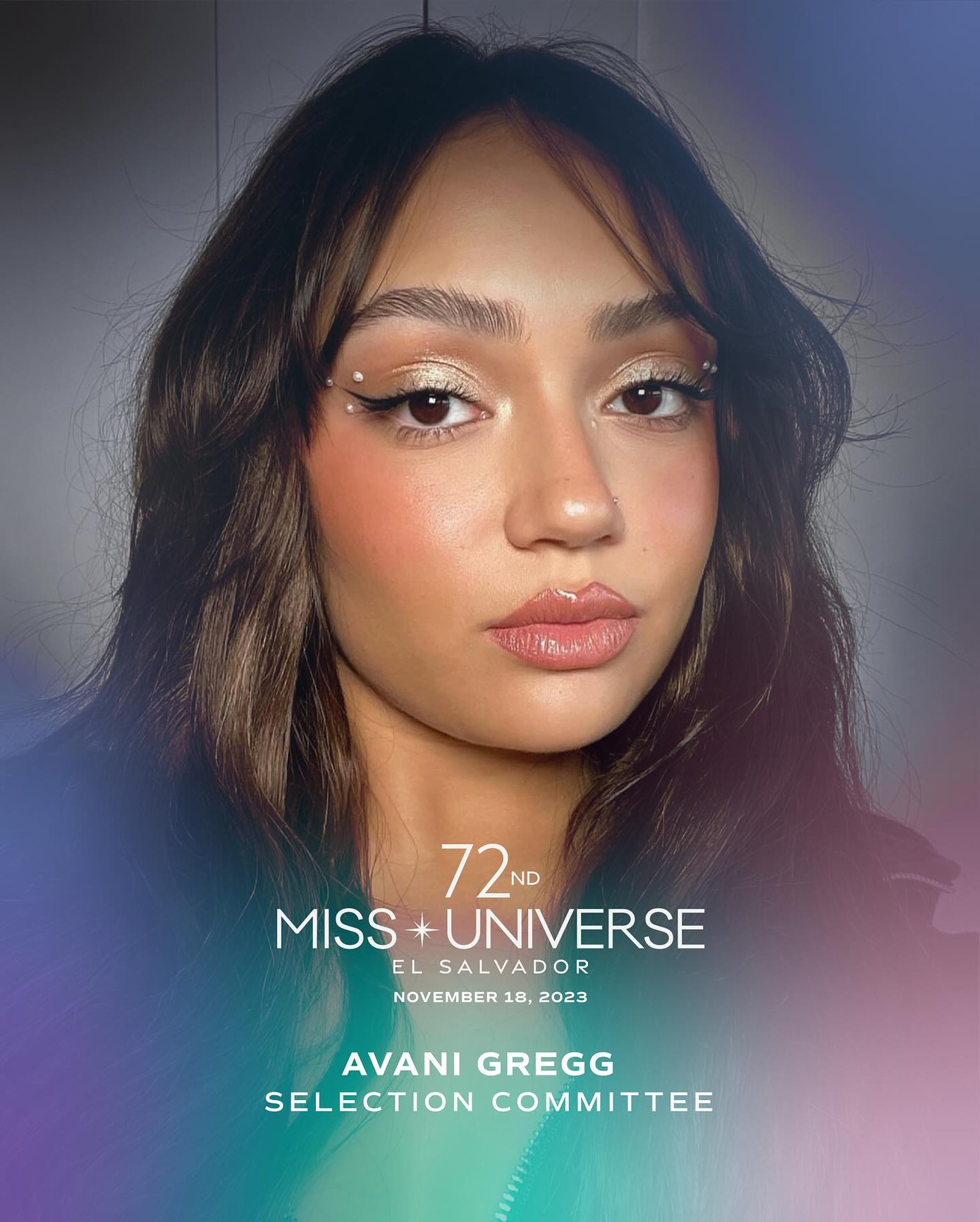 Avani Gregg - Tiktoker 20 tuổi ngồi ghế giám khảo Hoa hậu Hoàn vũ 2023.