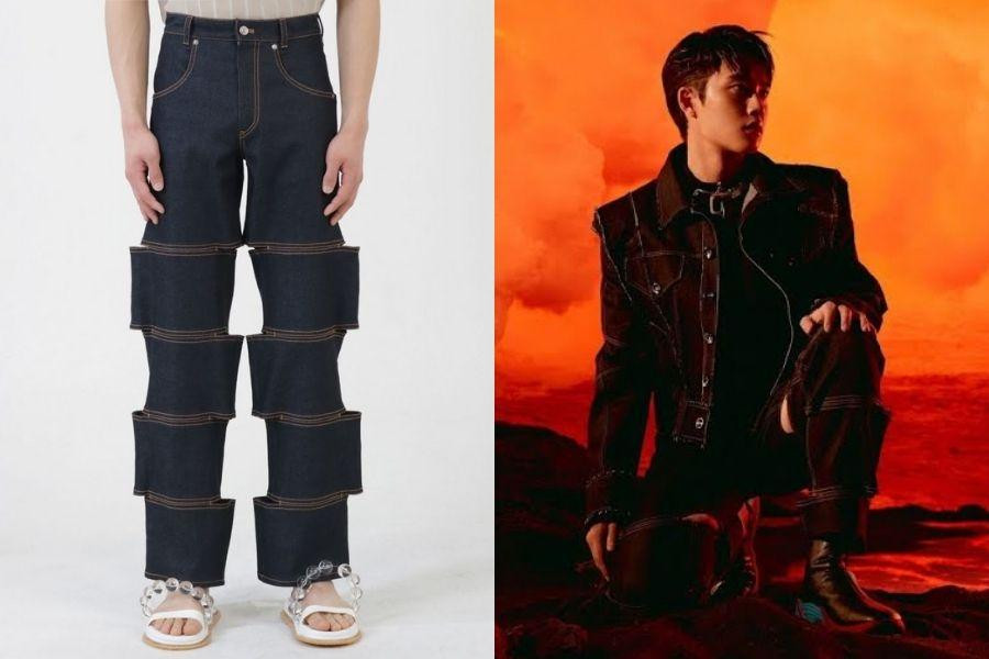 Dù tư thế quỳ một chân của D.O. đã giấu hầu hết dáng quần cũng không thể qua được con mắt tinh tường của fan. Dù tư thế quỳ một chân của D.O. đã giấu hầu hết dáng quần cũng không thể qua được con mắt tinh tường của fan.