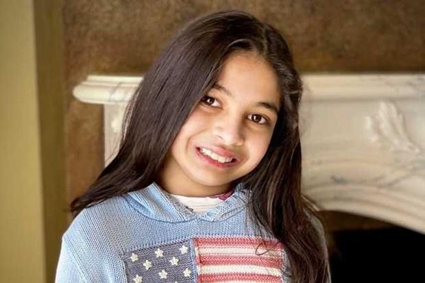 Sanaa Hiremath, thiên tài toán học 11 tuổi. Ảnh: Guinness World Records. Sanaa Hiremath, thiên tài toán học 11 tuổi. Ảnh: Guinness World Records.