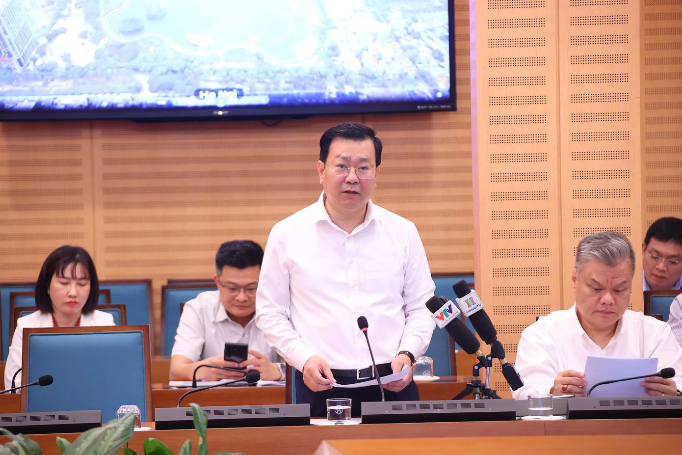 Giám đốc Sở Xây dựng Võ Nguyên Phong thông tin về dự án