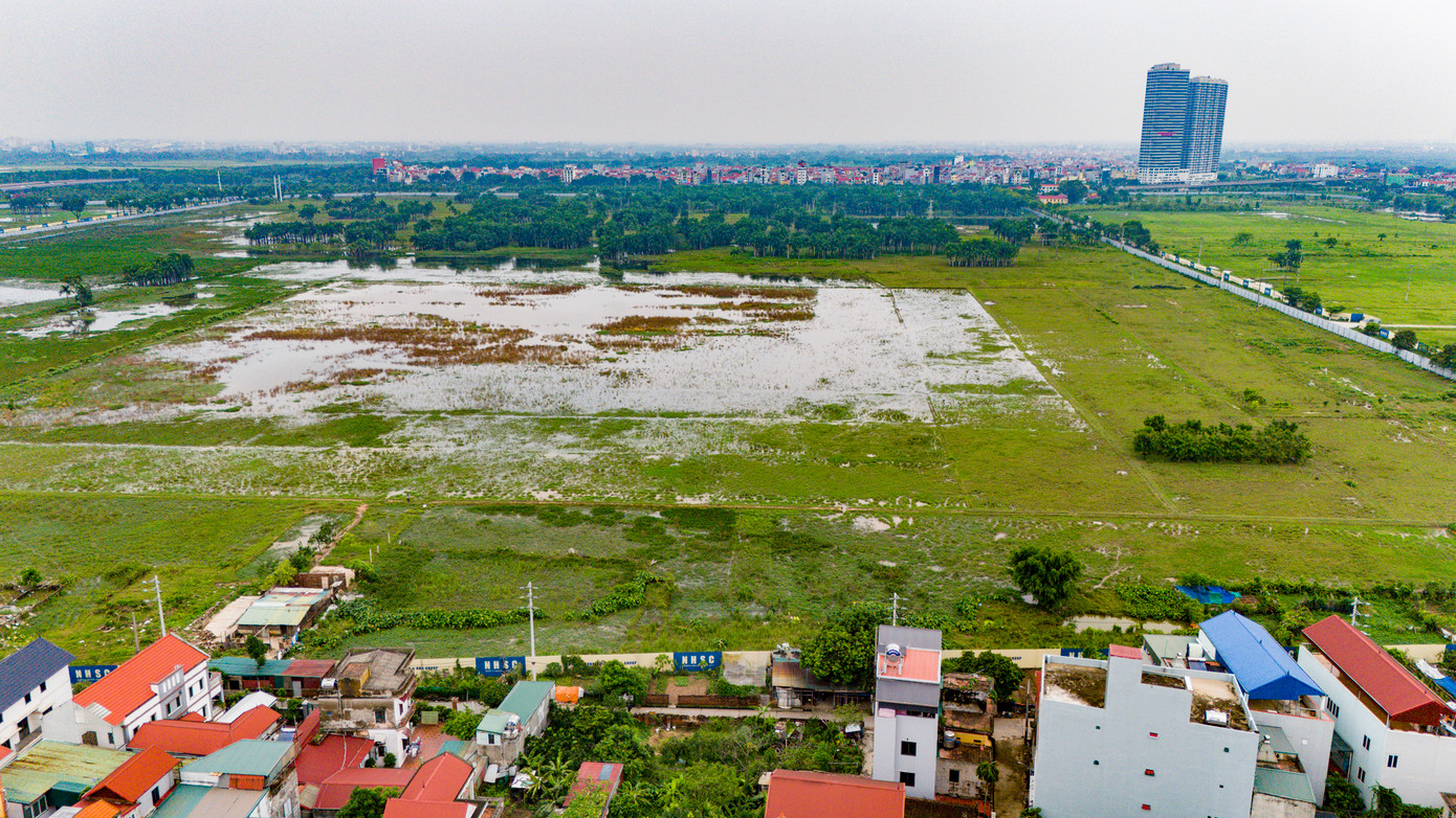 Một khu đất dự án tại huyện Đông Anh. Ảnh minh họa