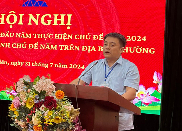 Ông Phạm Bạch Đằng, tân Phó Chủ tịch UBND quận Long Biên Ông Phạm Bạch Đằng, tân Phó Chủ tịch UBND quận Long Biên