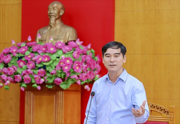 Bí thư Tỉnh ủy Vĩnh Phúc Dương Văn An phát biểu chỉ đạo tại hội nghị. (Ảnh: Vinhphuc.gov) Bí thư Tỉnh ủy Vĩnh Phúc Dương Văn An phát biểu chỉ đạo tại hội nghị. (Ảnh: Vinhphuc.gov)