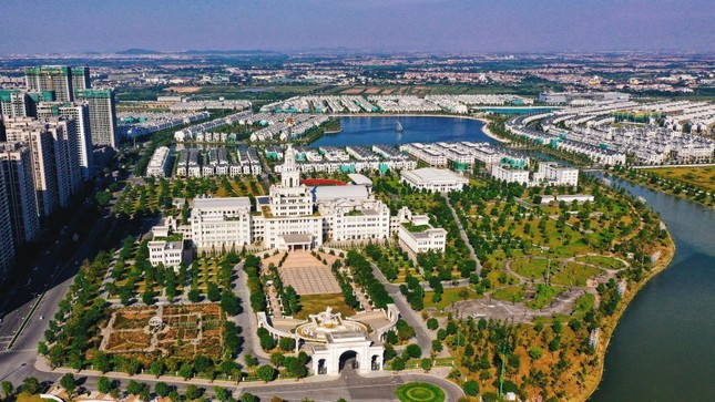 Một khu đô thị phát triển tại huyện Gia Lâm. Ảnh minh họa Một khu đô thị phát triển tại huyện Gia Lâm. Ảnh minh họa