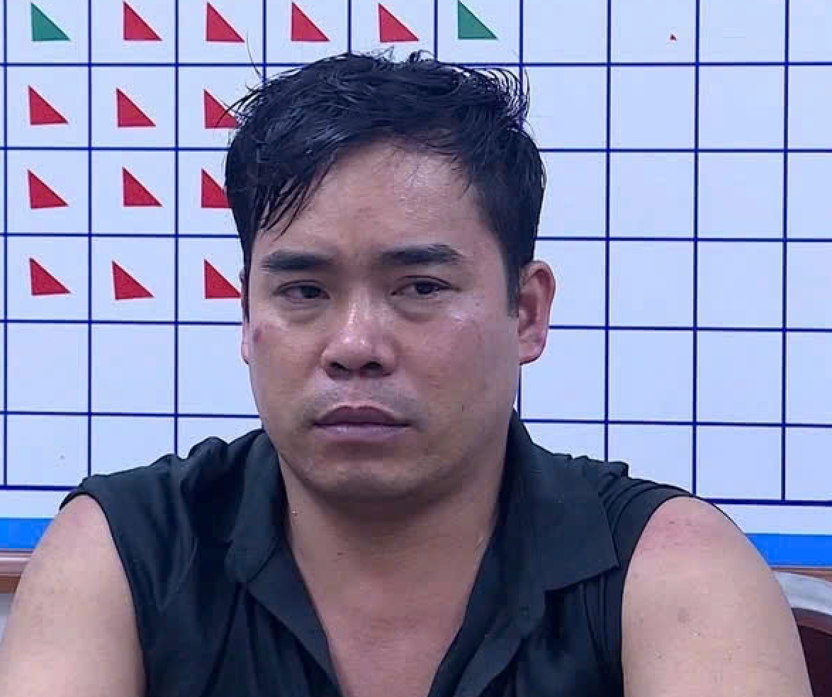 Đối tượng Nguyễn Văn Lập tại cơ quan công an. Ảnh: CA cung cấp Đối tượng Nguyễn Văn Lập tại cơ quan công an. Ảnh: CA cung cấp