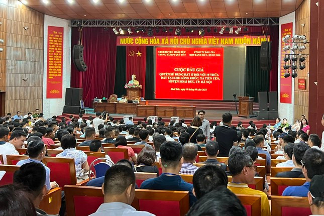 Phiên đấu giá đất ngày 19/8 tại huyện Hoài Đức