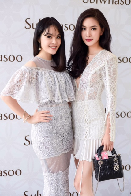 Dàn sao Việt với váy ren trắng khoe vẻ nuột nà ảnh 2