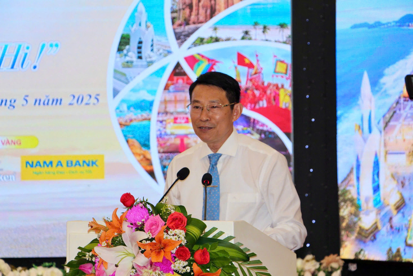 Ông Đinh Văn Thiệu - Phó Chủ tịch UBND tỉnh Khánh Hòa, phát biểu tại họp báo. Ông Đinh Văn Thiệu - Phó Chủ tịch UBND tỉnh Khánh Hòa, phát biểu tại họp báo.