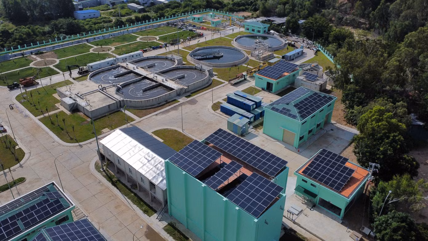 Nhà máy xử lý nước thải cho khu vực phía Bắc TP Nha Trang gồm 4 phường: Vĩnh Hòa, Vĩnh Hải, Vĩnh Phước, Vĩnh Thọ và một xã ngoại thành là Vĩnh Ngọc.