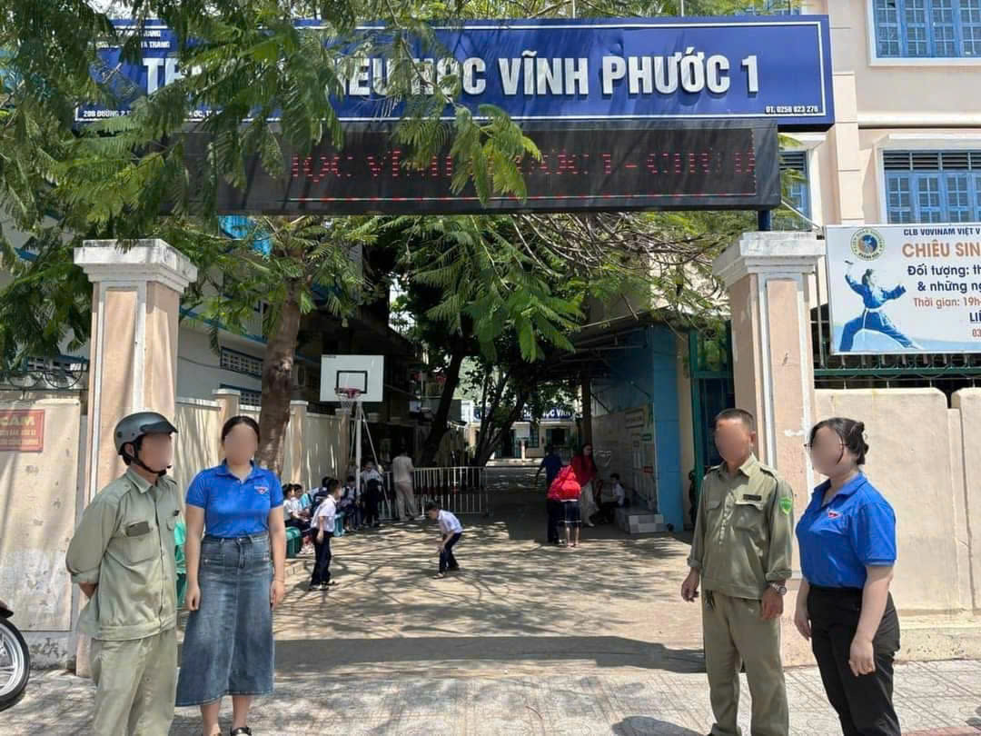 Vụ việc xảy ra tại trường Tiểu học Vĩnh Phước 1, TP Nha Trang.