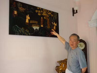 Ông Vũ Toán và bức tranh quý