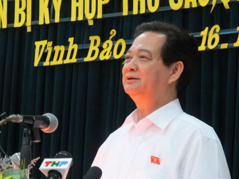 Thủ tướng Nguyễn Tấn Dũng tiếp xúc cử tri tại TP Hải Phòng