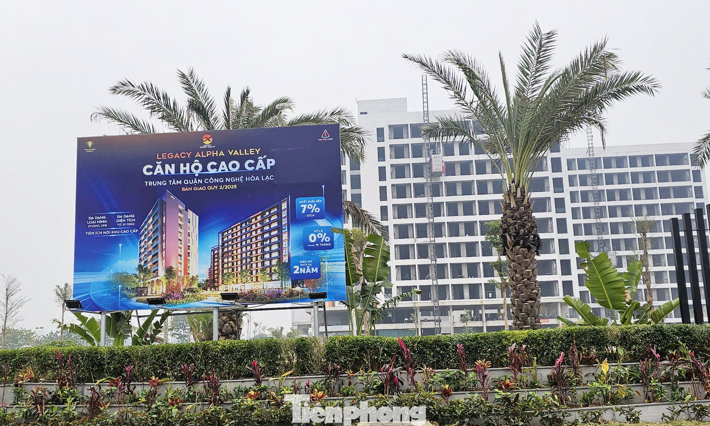 Căn hộ cho thuê tại dự án Legacy Alpha Valley trong Khu công nghệ cao Hòa Lạc gắn mác căn hộ cao cấp chào bán rầm rộ.