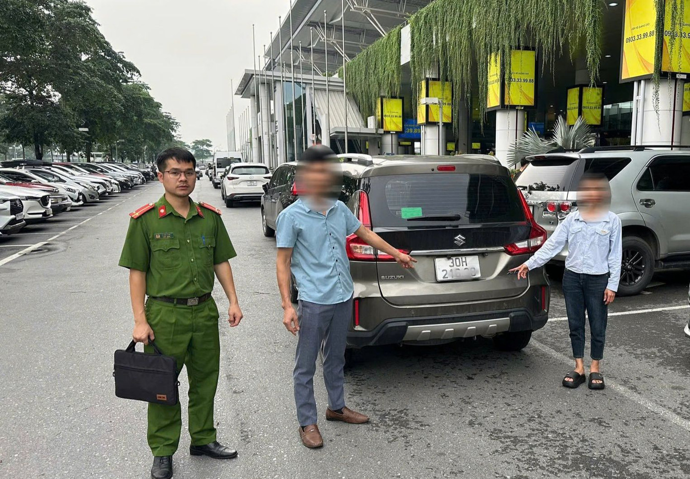 Cảng HKQT Nội Bài cảnh báo hành khách cần thận trọng khi lựa chọn phương tiện di chuyển tại sân bay. Ảnh: NIA.