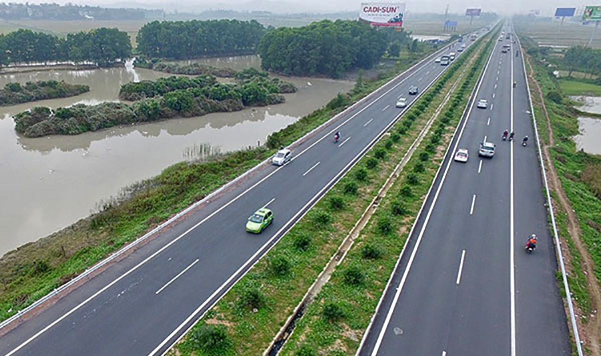 Cao tốc Hà Nội - Bắc Giang. Ảnh: Báo Xây dựng. Cao tốc Hà Nội - Bắc Giang. Ảnh: Báo Xây dựng.