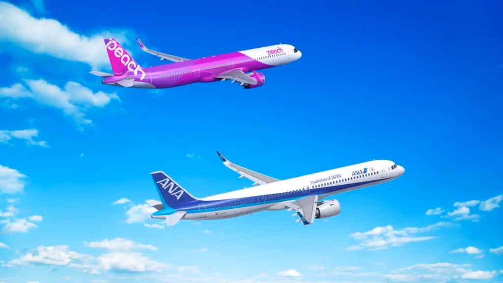 Tập đoàn ANA của Nhật Bản đã ký đơn đặt hàng chắc chắn mua 27 máy bay Airbus tại Triển lãm Hàng không Paris. Ảnh: Airbus.