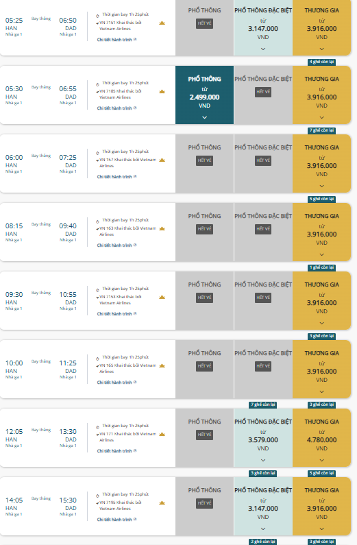 Trong giai đoạn đầu tháng 6 - thời gian đầu của kỳ nghỉ hè, các hãng bay ghi nhận tình trạng "cháy vé" ở một khung giờ bay ban ngày. Ảnh: Chụp màn hình. Trong giai đoạn đầu tháng 6 - thời gian đầu của kỳ nghỉ hè, các hãng bay ghi nhận tình trạng "cháy vé" ở một khung giờ bay ban ngày. Ảnh: Chụp màn hình.