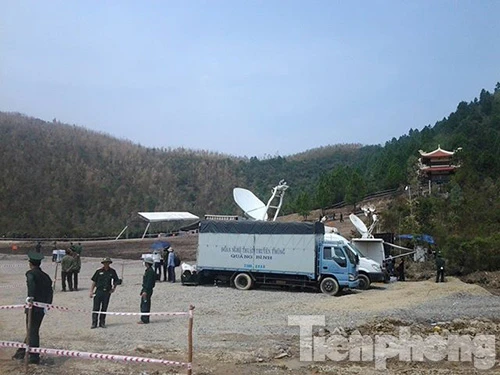 Khu an táng Đại tướng Võ Nguyên Giáp tại Vũng Chùa - Đảo Yến đã được chuẩn bị sẵn sàng. Ảnh: Trần Tuấn.