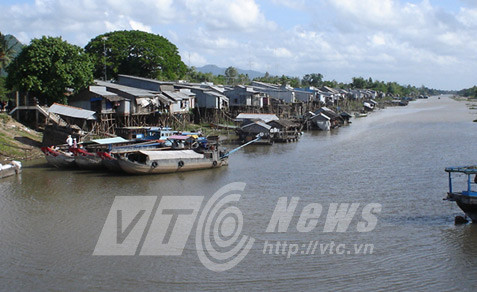 Kênh Vĩnh Tế đoạn chảy qua Tịnh Biên, An Giang 
