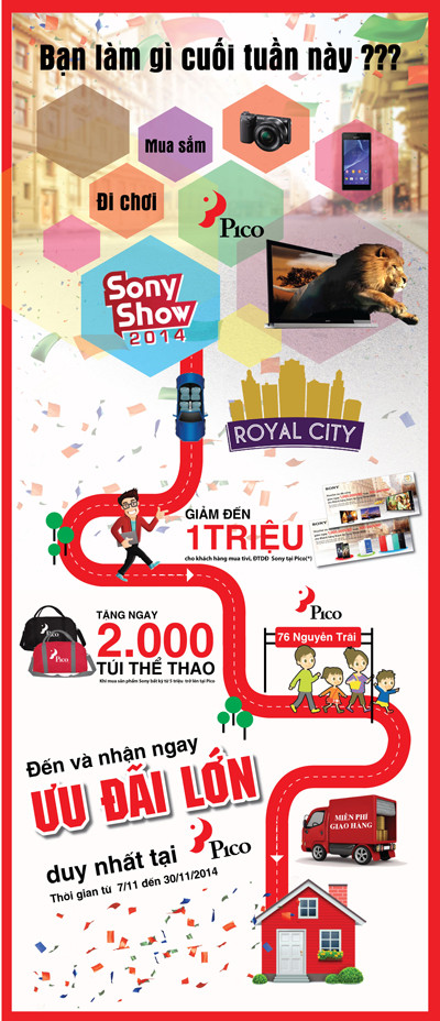 Sony Show 2014 – Ưu đãi Lớn tại Pico ảnh 3
